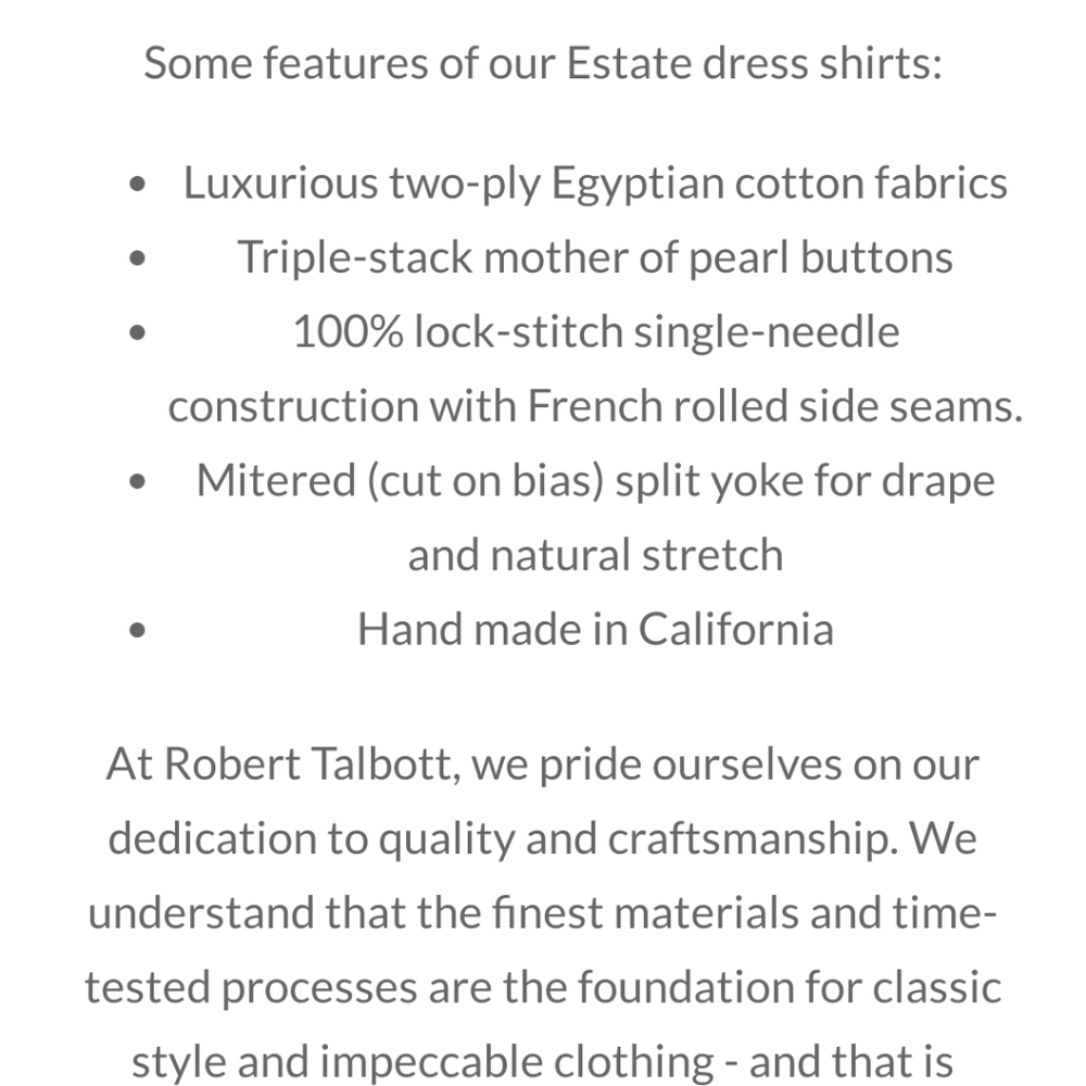 Robert Talbott Blue Striped Dress Shirt Classic Designer Pearl Fall Church - Picture 5 of 9